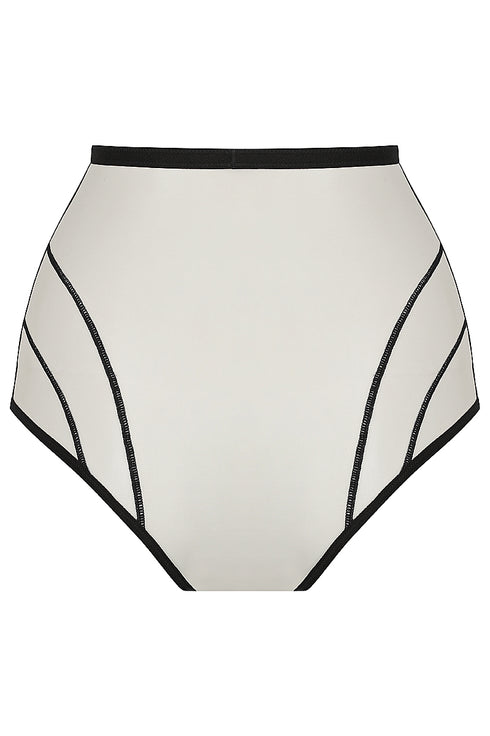 WARREN Light Nude Ultra High Waisted Mesh Briefs